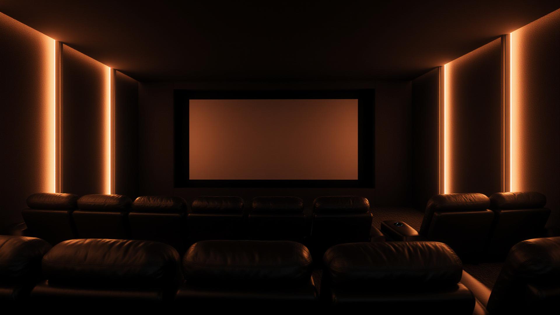 Atmospheric cinema background
