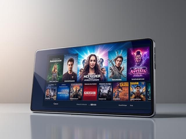 Android App Interface showing movie selection